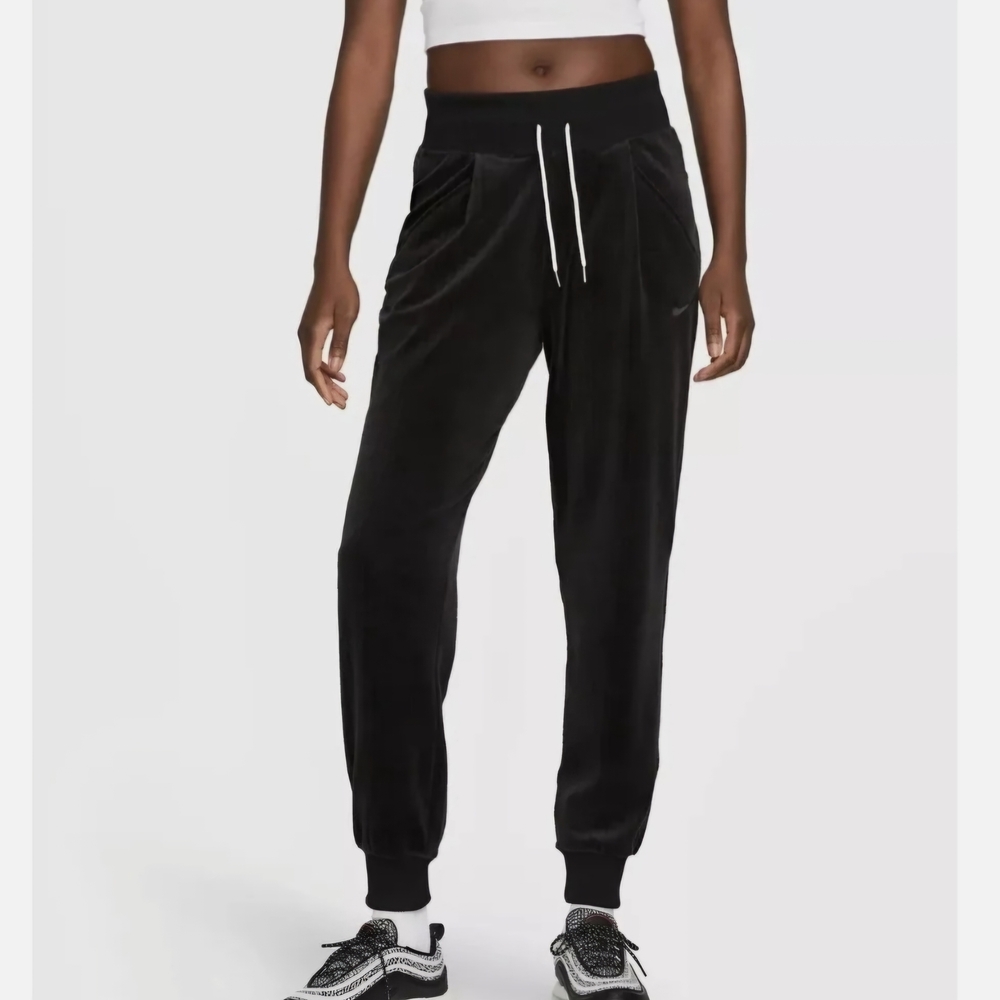Nike Sportswear Women's High-waisted Velour Joggers Size-Small